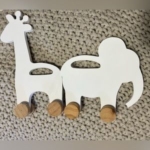 *SOLD* Wooden Animal Nursery Decor